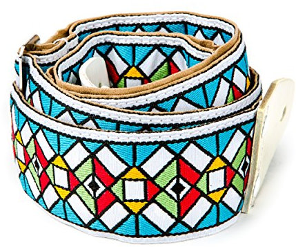 JIM DUNLOP Gitarrengurt Authentic Hendrix - Itg Studios, Leder, Multicolor