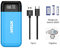 18650 Cargador de batería rápido XTAR PB2S Tipo-C Cargador de batería portátil de Doble función con función USB C para 18650 18700 20700 21700 Carga para baterías de Linterna 18650