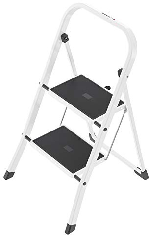 HAILO Folding steel stair ladder with non-slip step K40 BASICLINE -2 Step