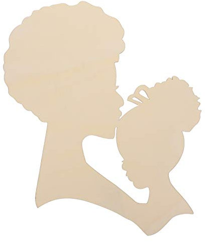 HEALLILY Danke Mama Schmuck Mütter Tag Holz Ornamente Unfinished Holz Ausschnitte H?ngen Tag Tür Schild Selber Machen