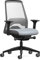 Interstuhl Bürostuhl Every Active Edition – ergonomischer Schreibtisch- und Gaming-Stuhl – Lordosenstütze für gesünderes Sitzen – vereint gesundes und aktives Sitzen (Weiß | Hellgrau)