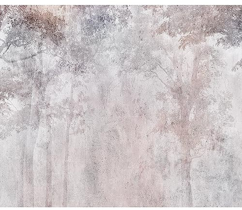 murando Fototapete selbstklebend Wald 343x256cm Foto Tapete Tapetenfolie Möbelfolie Wandverkleidung Wandtapete Motivtapeten Bildtapete Wohnzimmer 3d Effekt Natur Botanik Bäume Abstrakt Landschaft