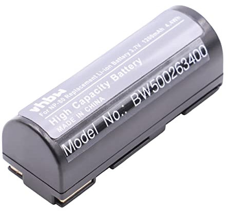 vhbw Akku Ersatz für Leica NP-80 für Kamera (1200 mAh, 3,7 V, Li-Ion)