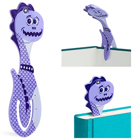 Gifts for Readers & Writers Lectura Flexilight Pal | Marcador y de Lectura 2 en 1 | Lámpara LED con Clip | de Libro para Leer para Niños, Adultos | Accesorios Libros | Regalo Lectores