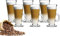 TOPUPDRINK Latte Glasses & Mugs Set of 6 - Hot Chocolate, Cappuccino & Tea Cups - Dolce Gusto Compatible