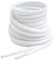 VSUDO 100 cm Lacci Bianco Rotondi per Scarponi/Stivali, Stringhe ø4 mm per Scarpe da Passeggio, White Boots Lace, Lacci per Scarpe da Lavoro/Escursionismo/Sicurezza/Trekking (2 Paia-Bianco-100cm)
