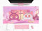 Alfombrilla de ratón rosa para juegos u oficina en casa, diseño de gatos de anime estilo Kawaii, protector de escritorio XXL, cobertura completa para ratón y teclado inalámbricos, 80 x 40 cm
