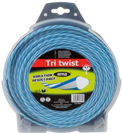 Filo Decespugliatore AMA Tri Twist Ø 3,3 mm 52 m
