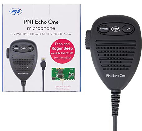 PNI Microfono Echo One 6500 7120 con modalità eco e segnale acustico programmabile