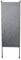 finehomegarden Stele Metall grau Sichtschutz Uni Windschutz Dekowand Garten Deko B54cm H163cm