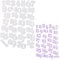BETESSIN Zahlen Stanzschablonen 1-31 Metall Stanzform Zahlen Stanzen Klein Prägeschablone Zahlenschablonen Cutting Dies Stanzmaschinen für DIY Karten Album Scrapbooking