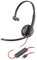 Poly Blackwire 3210 Wired Headset - Noise-Canceling Mic - Single-Ear Design - Connect to PC/Mac via USB-C or USB-A - Works w/Teams, Zoom