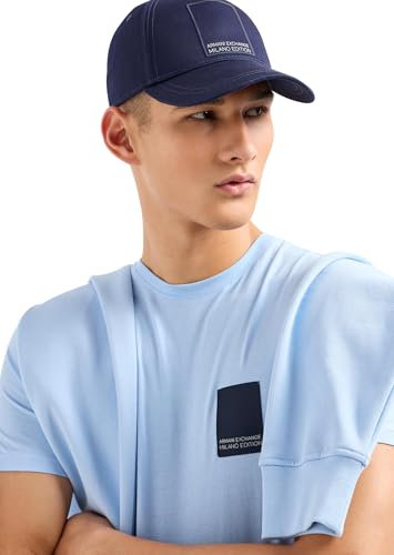 Armani Exchange Herren Limited Milano Edition Hat Baseballkappe, Nachthimmel (Night Sky), Einheitsgröße
