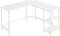 VASAGLE Schreibtisch, L-förmiger Computertisch, 138 x 138 x 76 cm, Eckschreibtisch mit 2 Ablagen, platzsparender Bürotisch, Gaming, Homeoffice, einfacher Aufbau, ahornweiß LWD072W44