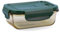 Bidasoa INFINITY Recipiente Rectangular Hermético, Vidrio 15,3x,11x5,8 cm, 37 cl