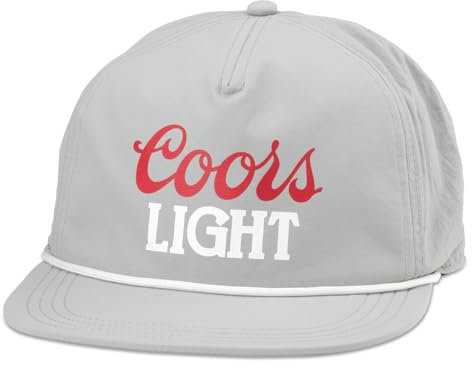 AMERICAN NEEDLE Coors Beer Baseballmütze, verstellbar, Snapback, silber, Einheitsgr��e