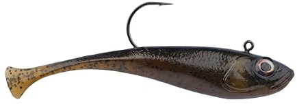 Berkley PowerBait Power Switch Fishing Bait, Green Pumpkin, 2.5in, Irresistible Scent and Flavor, Ideal for Bass, Walleye, Panfish, Trout and More