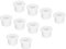 sourcing map 10Pcs T Type Rubber Grommet Mount Dia 14mm (17x9x12mm) Seal Protection Flexible Hole Plugs for Cable Pipe White