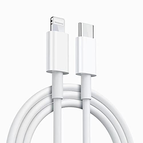 MilnoTech Cavo USB-C da 1 m, per ricarica rapida, certificato MFi, per iPhone 14/13/13PRO/12/12 Pro Max/12 Mini/11/11 Pro/XS/XR/X/8/8 Plus/iPad