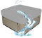 Whirlpool-Abdeckung Hot Tub Abdeckung für Garten WhirlpoolWhirlpool-Abdeckung FüR Stock Tank Pool,Abdeckung Whirlpools,Poolabdeckung Oxford Wasserdicht Mit Kordelzug(Size:200x150x20CM,Color:Grey)