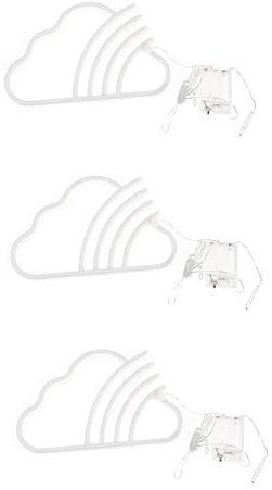 Mikikit 3St LED-Neonlichter Surfbrett-Flaschenöffner geführte Schilder Bonsai-Baum leben Gartendekoration Neonwolken wandleuchte Wolke geführt Wolkenlicht Wandbehang schmücken LED Lichter