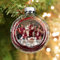 Personalisierte Weihnachtskugel mit Foto 2024 – Christbaumkugel mit Bild, personalisierte Weihnachtsdekoration für Familie, Paar, Kind, Haustier, Geschenk für den Weihnachtsbaum,Rot