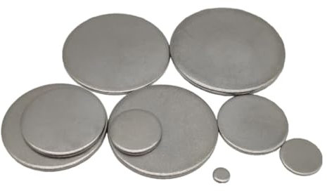 Disco De Acero Inoxidable De 1,8 Mm De Espesor, Disco De Hoja De Metal Circular De Placa De Acero Redonda Pequeña Sólida De 7 Mm -90 Mm(35mm (3Pcs))