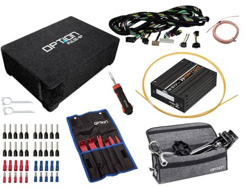 Option DSP-Soundsystem V2 kompatibel mit VW Passat B8-5-Kanal DSP-Verstärker + Bassreflex-Subwoofer Plug & Play für VW Passat B8