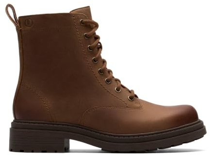 Clarks Orinoco3 Style Womens Walnut Leather, 4