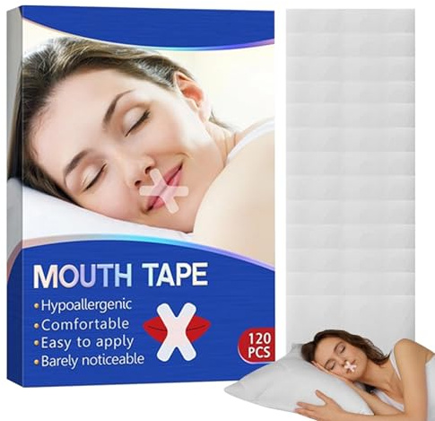 Sleep Strips Mouth Tape, Nasal Breath Sleep Patch, Gentle and Effective | Nose Breathing Tape for Quiet, Comfortable Rest, and Relaxation at Home and Travel