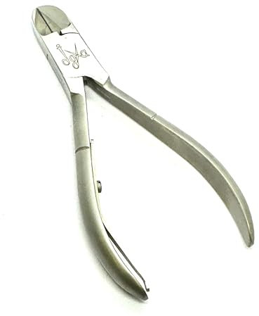 Petite pince de pédicure 9,5 cm - Acier inoxydable allemand - Coupe-ongles professionnel pour ongles épais et incarnés - Outil de précision pour manucure et pédicure