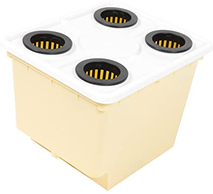 Mikikit Piantare Un Secchio Secchio per Coltivazione Secchi per Piantare Frutta per Cesti di Semina Fuori Suolo Cesti Idroponici Yellow Pp