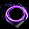 Fruste A Led, 7 Colori Illumina La Frusta Per Ballare, Frusta In Fibra Ottica A Led Con Girevole A 360 Gradi, Frusta Spaziale Di Danza, Whip Da Ballo Illuminabile A Led Ricaricabile, Frusta In Fibra O