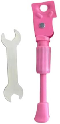 Harilla Kids Bike Kickstand Foot Kick Stand Metal Foot Stütze Heckmontage Single Side Kickstand für Fahrrad Ersatzteile BMX, Rosa, 14 in