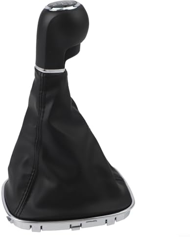 Snowchecking Für Opel Corsa E 2015–2019 und Adam 2013–2019 5-Gang-Schaltknauf mit schwarzer Gamasche, Kunststoffkonstruktion OEM 55496814