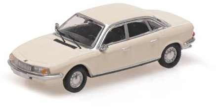Minichamps 870014001 - NSU RO80 White 1972 - Maßstab 1/87 - Modellauto