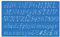 Major Brushes 20 mm Italic Lettering Stencil