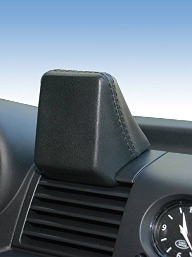 KUDA Handyhalterung passend für Land Rover Defender ab 06/07 - Telefonkonsole für Smartphones, Handys, Navi und mehr – Echtleder, schwarz, 290500