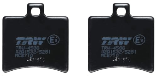 TRW MCB710 Brake Pad Set Disc Brake Organic Allround Compatible for Keeway CityBlade - Rear Axle and Other Vehicles