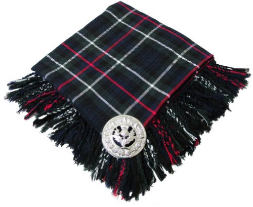 Tartanista - Herren Fly Plaids für Kilt - mit Brosche - MacKenzie