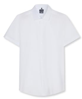 Herren Hemd Level Five Body Fit Kurzarm, Farbe weiß, Size M