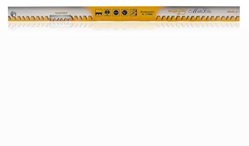Augusta-Heckenrose Lame de scie à bûche à denture pointue - Lame de rechange pour scie a buche 530 mm - Lame de scie à denture pointue trempée pour bois secs