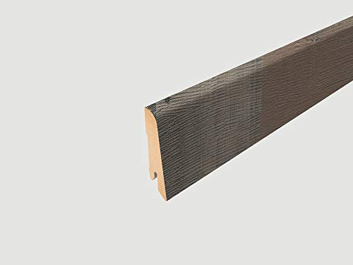 EGGER Home Sockelleiste bunt L355 Fußleiste | Bodenleiste 2,4m passt zu EHL008 Dimas Wood bunt