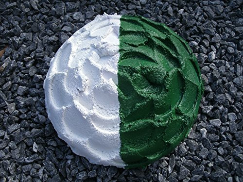 Strehlau`s Kuhfladen-Deko D.30 cm für Werder Bremen Fans u.s.w. grün-weiß