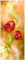 Wallario Glasbild Abstrakte Rosen - 50 x 125 cm Wandbilder Glas in Premium-Qualität: Brillante Farben, freischwebende Optik