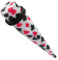 Monster Piercing 6MM Spiel Karte Bunte UV Acryl direkt Kegel Expander Bahre Ohrstecker Piercing