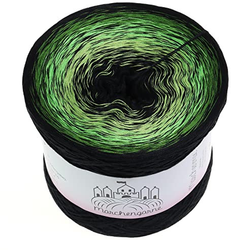 Farbverlaufsgarn Baba Jaga 400g - 1520m 4 fädig Bobbel Wolle handstrickgarn