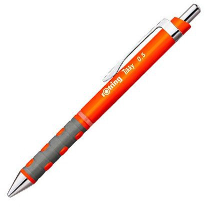 rOtring Tikky Kugelschreiber Neon Orange, M-Blau
