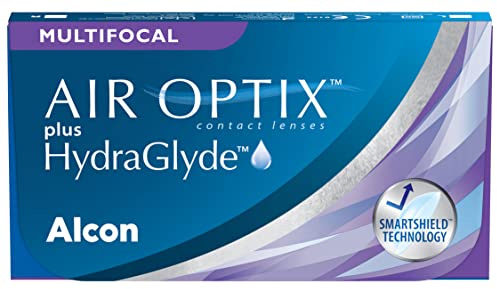 Air Optix plus HydraGlyde Multifocal | 6 Stück | ADD LOW | +01.25 dpt | Weiche Monatslinsen für Alterssichtigkeit. Anhaltender Komfort von Tag 1 bis Tag 30. Mit BC 8.6 mm und DIA 14.2 mm