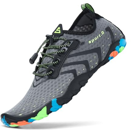 SAGUARO Herren Badeschuhe Damen rutschfeste Sohle Schnell Trocknend Schwimmschuhe